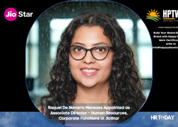 Raquel De Navarro Menezes Appointed as Associate Director – Human Resources, Corporate Functions at JioStar