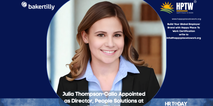 Julia Thompson-Calio Appointed as Director, People Solutions at Baker Tilly US