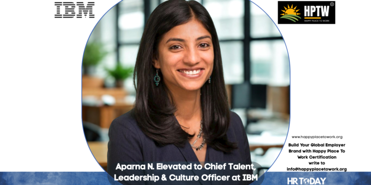 Aparna N. Elevated to Chief Talent, Leadership & Culture Officer at IBM
