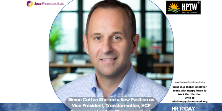 Simon Cotton Started a New Position as Vice President, Transformation, HCP Engagement at Jazz Pharmaceuticals