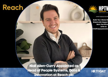 Niall Allen-Curry Appointed as Head of People Systems, Data & Innovation at Reach plc