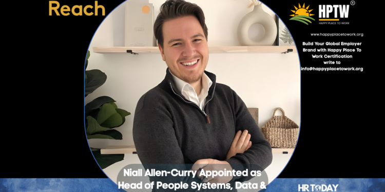 Niall Allen-Curry Appointed as Head of People Systems, Data & Innovation at Reach plc