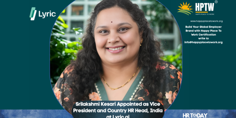 Srilakshmi Kesari Appointed as Vice President and Country HR Head, India at Lyric.ai