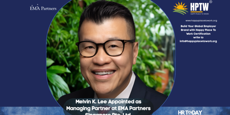 Melvin K. Lee Appointed as Managing Partner at EMA Partners Singapore Pte. Ltd.