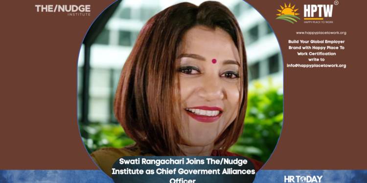 Swati Rangachari Joins The/Nudge Institute as Chief Goverment Alliances Officer