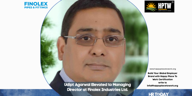 Udipt Agarwal Elevated to Managing Director at Finolex Industries Ltd