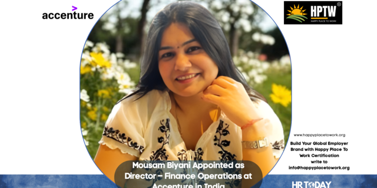Mousam Biyani Appointed as Director – Finance Operations at Accenture in India