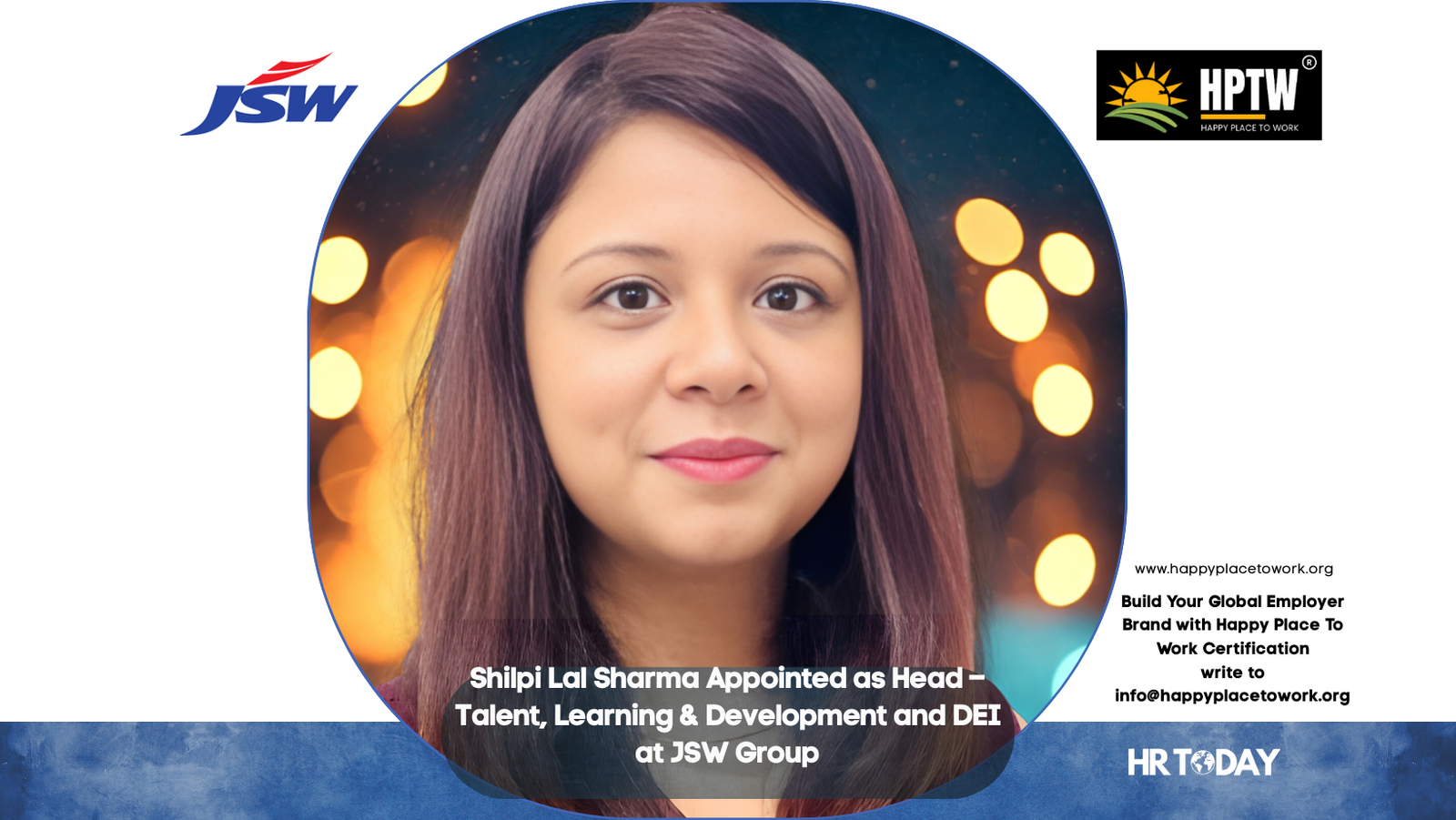 Shilpi Lal Sharma Appointed as Head – Talent, Learning & Development and DEI at JSW Group
