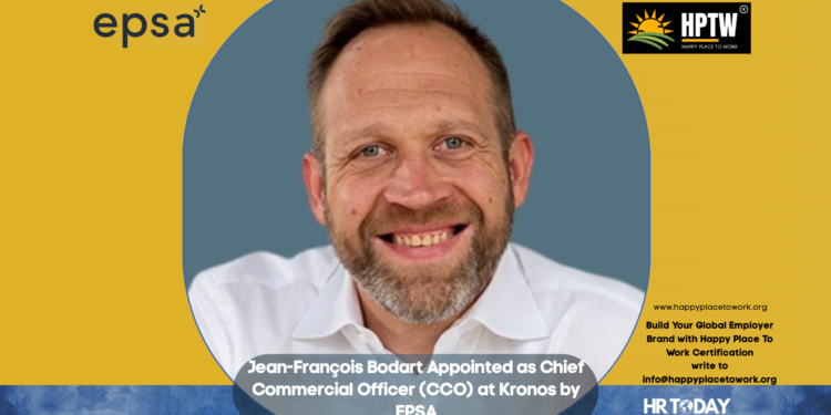 Jean-François Bodart Appointed as Chief Commercial Officer (CCO) at Kronos by EPSA
