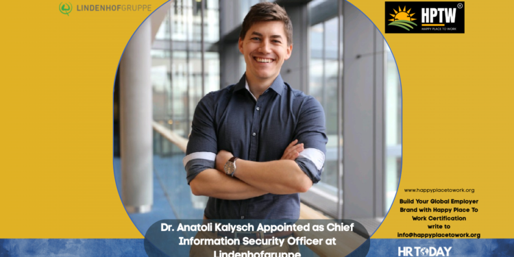 Dr. Anatoli Kalysch Appointed as Chief Information Security Officer at Lindenhofgruppe