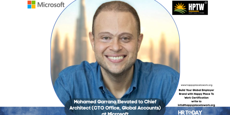 Mohamed Garrana Elevated to Chief Architect (CTO Office, Global Accounts) at Microsoft