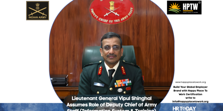 Lieutenant General Vipul Shinghal Assumes Role of Deputy Chief of Army Staff (Information System & Training)