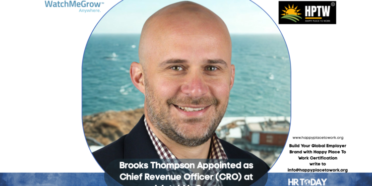 Brooks Thompson Appointed as Chief Revenue Officer (CRO) at WatchMeGrow