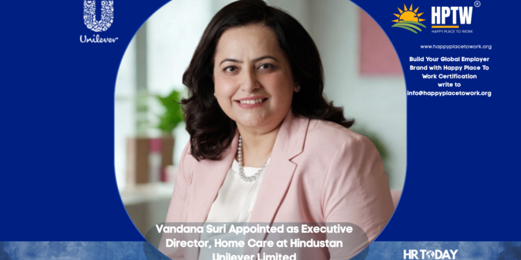 Vandana Suri Appointed as Executive Director, Home Care at Hindustan Unilever Limited