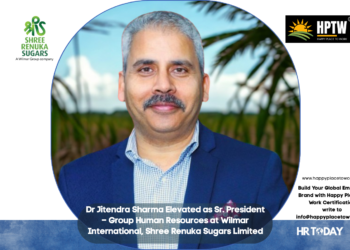 Dr Jitendra Sharma Elevated as Sr. President – Group Human Resources at Wilmar International, Shree Renuka Sugars Limited