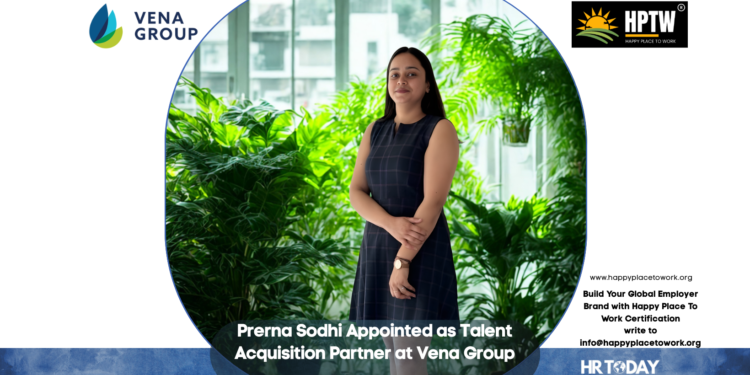 Prerna Sodhi Appointed as Talent Acquisition Partner at Vena Group
