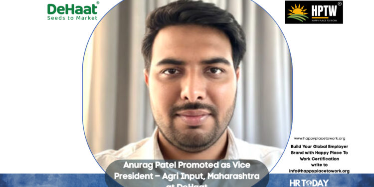 Anurag Patel Promoted as Vice President – Agri Input, Maharashtra at DeHaat