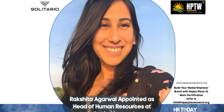 Rakshita Agarwal Appointed as Head of Human Resources at Solitario Diamonds
