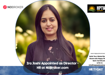 Ira Joshi Appointed as Director - HR at NoBroker.com