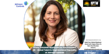 Tiffany Zakszeski Appointed as Vice President, HR – Global Talent & Organizational Capability at Johnson Controls