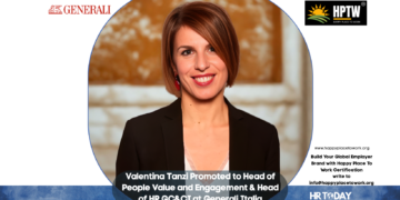 Valentina Tanzi Promoted to Head of People Value and Engagement & Head of HR GC&CI at Generali Italia