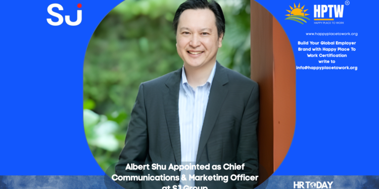 Albert Shu Appointed as Chief Communications & Marketing Officer at SJ Group