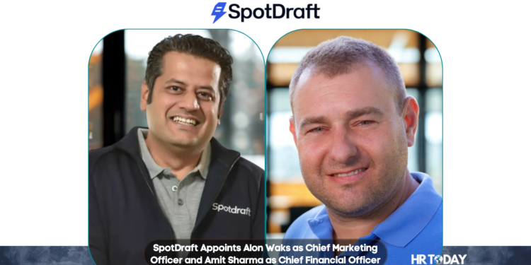 SpotDraft Appoints Alon Waks as Chief Marketing Officer and Amit Sharma as Chief Financial Officer