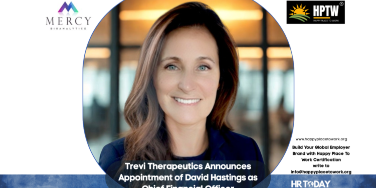 Trevi Therapeutics Announces Appointment of David Hastings as Chief Financial Officer