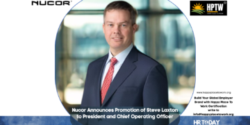 Nucor Announces Promotion of Steve Laxton to President and Chief Operating Officer