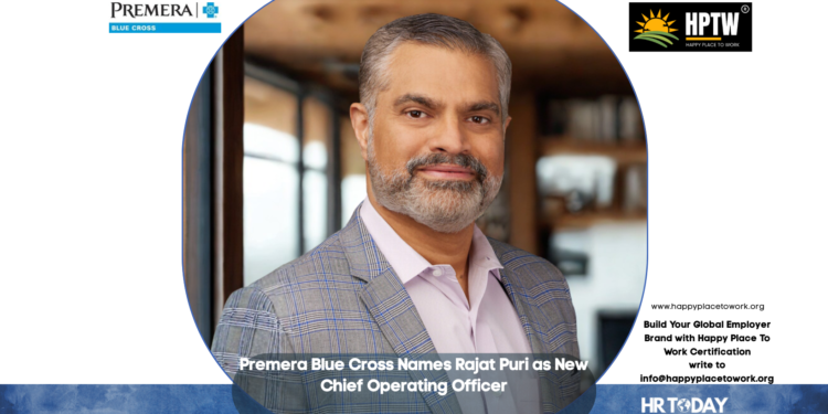 Premera Blue Cross Names Rajat Puri as New Chief Operating Officer