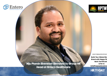 Niju Plamin Ebenezer Elevated to Group HR Head at Entero Healthcare