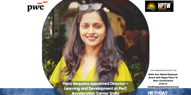 Flavy Sequeira Appointed Director – Learning and Development at PwC Acceleration Center India