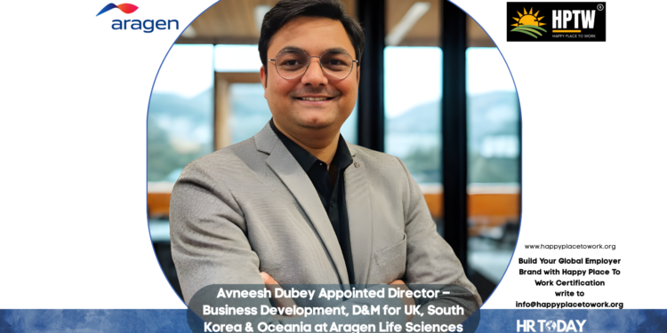 Avneesh Dubey Appointed Director – Business Development, D&M for UK, South Korea & Oceania at Aragen Life Sciences