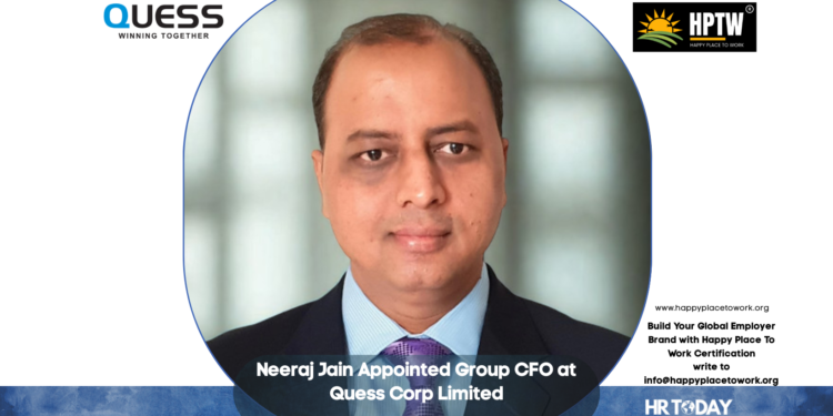 Neeraj Jain Appointed Group CFO at Quess Corp Limited
