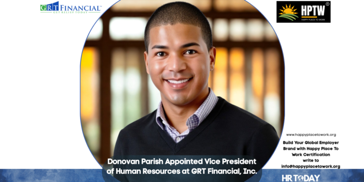 Donovan Parish Appointed Vice President of Human Resources at GRT Financial, Inc.