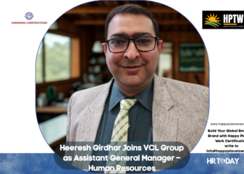Heeresh Girdhar Joins VCL Group as Assistant General Manager – Human Resources