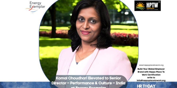 Komal Choudhari Elevated to Senior Director – Performance & Culture – India at Energy Exemplar