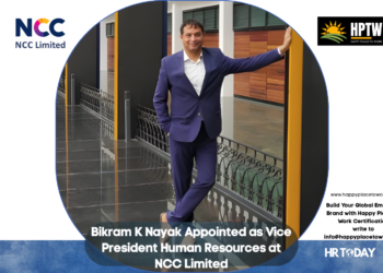 Bikram K Nayak Appointed as Vice President Human Resources at NCC Limited