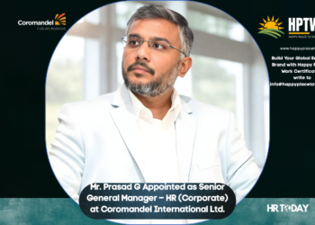 Mr. Prasad G Appointed as Senior General Manager – HR (Corporate) at Coromandel International Ltd.