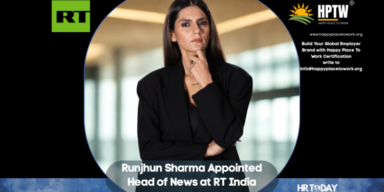 Runjhun Sharma Appointed Head of News at RT India