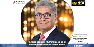Mphasis appoints Mr. Punit Sood as an Independent Director on the Board