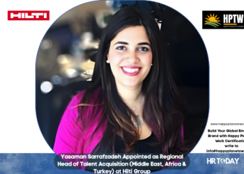 Yasaman Sarrafzadeh Appointed as Regional Head of Talent Acquisition (Middle East, Africa & Turkey) at Hilti Group