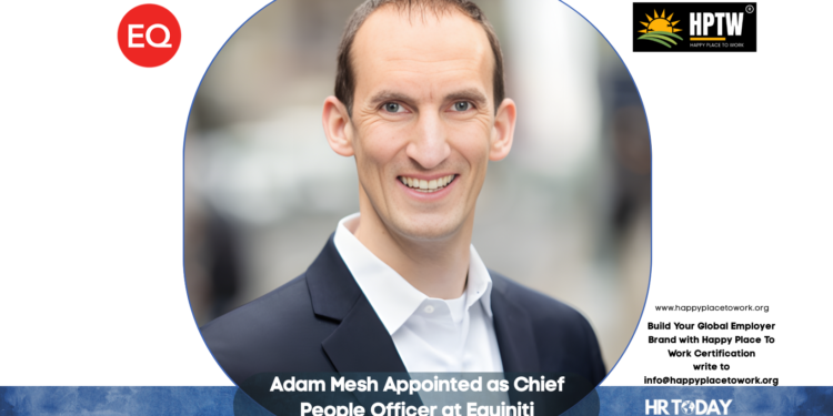 Adam Mesh Appointed as Chief People Officer at Equiniti