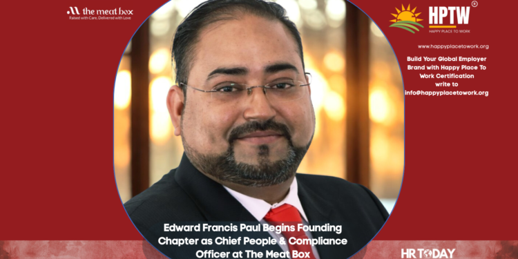 Edward Francis Paul Begins Founding Chapter as Chief People & Compliance Officer at The Meat Box