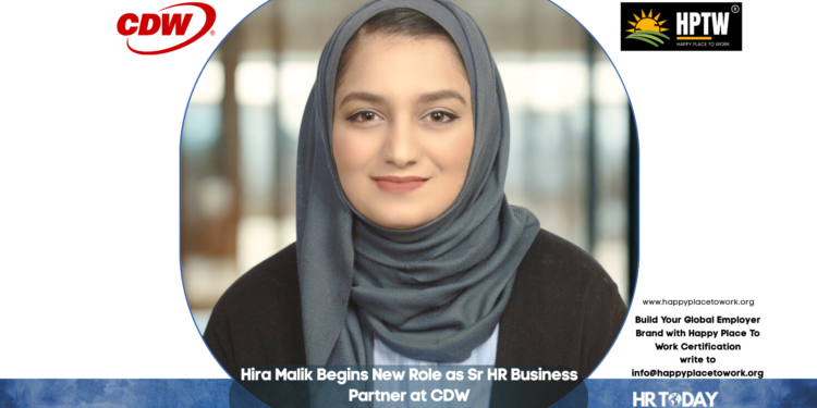 Hira Malik Begins New Role as Sr HR Business Partner at CDW