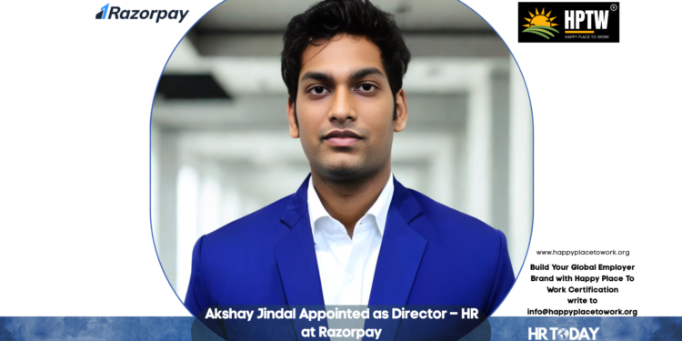 Akshay Jindal Appointed as Director – HR at Razorpay