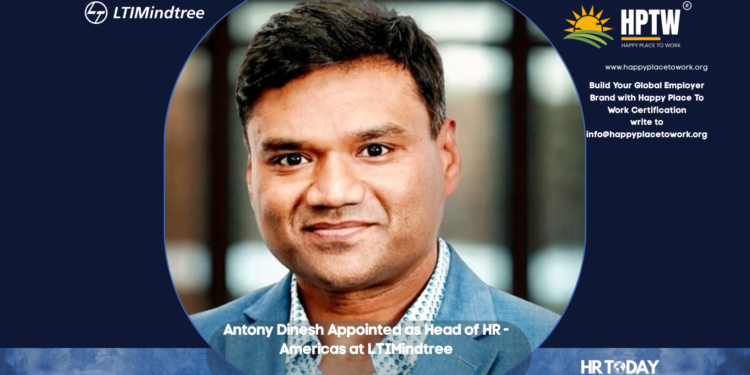 Antony Dinesh Appointed as Head of HR - Americas at LTIMindtree