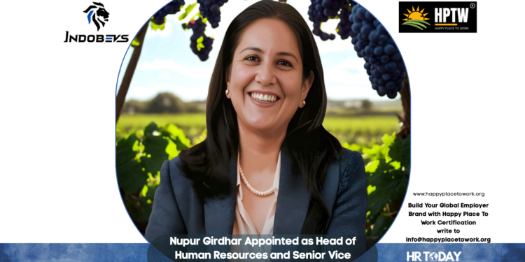 Nupur Girdhar Appointed as Head of Human Resources and Senior Vice President at IndoBevs