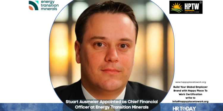 Stuart Ausmeier Appointed as Chief Financial Officer at Energy Transition Minerals
