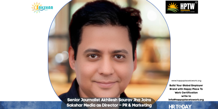 Senior Journalist Akhilesh Sourav Jha Joins Sakshar Media as Director – PR & Marketing